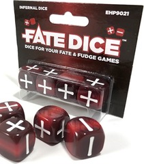 Fate Dice 4pc Infernal Dice (EHP9021)
